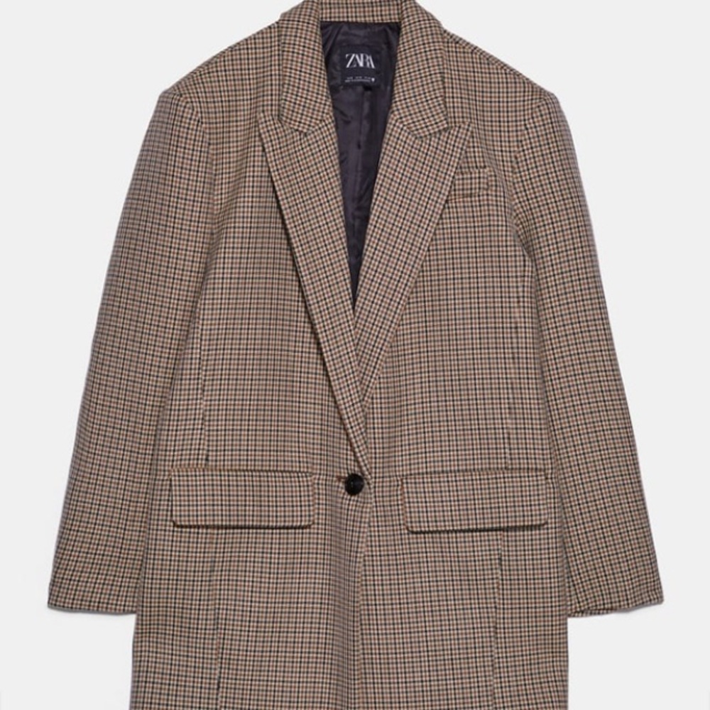 Zara 2 pieces plaid blazer and mini skirt set - Picture 9 of 11